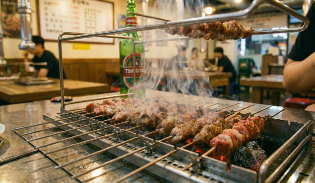Yangkochi (lamb skewer)